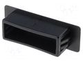 Stopper; black; -40÷85°C; polyamide; UL94V-2; A: 34.7mm; E: 1.5mm ESSENTRA RI-BPE-SC-3-01
