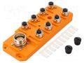 Distribution box; M12; PIN: 5; socket; 60VDC; 4A; ASBS; IP67; IN: 8 LUMBERG AUTOMATION ASBS8/LED5-4