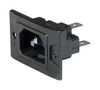 CONN, IEC C18 INLET, 10A/250VAC, PANEL 3-134-881