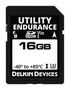 FLASH MEMORY CARD, SD, 16GB, PSLC SE16FSTL2-3B000-3