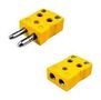 THERMOCOUPLE CONN, TYPE K, PLUG/RCPT AS-K-MQ+FQ