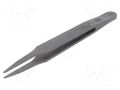 Tweezers; non-magnetic,high rigidity; Tipwidth: 2mm; ESD IDEAL-TEK IDL-702A.CF