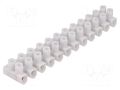 Connector: terminal block; 450V; screw terminal; Contacts: steel ELECTRO TERMINAL EKL-1S/WH