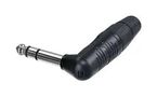 AUDIO CONN, R/A STEREO PLUG, 6.35MM RP3RC-BAG