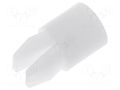Assembly stud; polyamide; L: 6.4mm; assembly hole,snap fastener ESSENTRA RI-MSNE-4-01