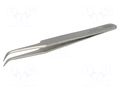 Tweezers; 120mm; for precision works; Blades: curved KNIPEX KNP.923229
