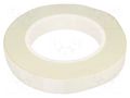 Tape: electrical insulating; W: 19mm; L: 50m; Thk: 0.17mm; white H-OLD HOLD-GL.96-19-50M