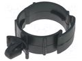 Bracket; polyamide; black; UL94V-2; A: 29mm; B: 42.5mm; C: 58mm ESSENTRA RI-SHR-C1
