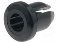 Snap latch; polyamide; black; 1.5÷3.7mm ESSENTRA RI-SLG-1M-B