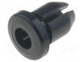 Snap latch; polyamide; black; 2÷4.2mm ESSENTRA RI-SLG-2M-B