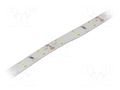 LED tape; white cold; 3528; LED/m: 60; 8mm; white PCB; 120°; 4.8W/m OPTOFLASH OPWH3528-6012EG