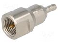 Connector: FME; plug; male; straight; crimped; for cable; 50Ω AMPHENOL RF FME1121B4ND3G550