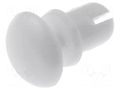 Rivet; polyamide; 3.5÷4.5mm; white; UL94V-2 ESSENTRA RI-SR-5065W