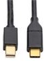 USB CABLE, 3.1 TYPE C-MINI DP PLUG, 1.8M U444-006-MDP