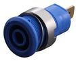 4MM BANANA JACK, SCREW MOUNT, QC TAB, 24A, 1 KV, BLUE 40AH1754 23.3000-23