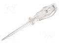 Voltage tester; insulated; slot; 3x0.5mm; Blade length: 70mm WERA WERA.247