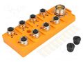 Distribution box; M12; PIN: 5; socket; 60VDC; 4A; ASBSV; IP67; IN: 8 LUMBERG AUTOMATION ASBSV8/LED5