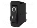 ROCKER; SPST; Pos: 2; ON-OFF; 16A/250VAC; black; none; 1300 BULGIN AE-C1300ABAAA