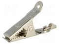 Crocodile clip; 25A; 50VDC; max.30mm; Type: non-insulated DELTRON 304-0000