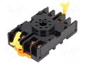Relays accessories: socket; PIN: 8; for DIN rail mounting; octal ANLY ELECTRONICS A-08/DIN