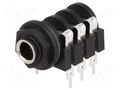 Connector: Jack 6,3mm; socket; female; stereo,with double switch AMPHENOL ACJS-PC