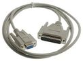 CABLE ASSY, DB25 PLUG-DB9 RCPT, 1.8M 30-9506-29