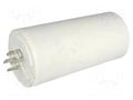 Capacitor: polypropylene; motors, run; 80uF; 450V; Ø60x120mm; ±5% SR PASSIVES CBB60E-80/450