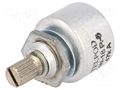 Potentiometer: shaft; single turn; 47kΩ; 1W; ±20%; 6mm; linear; THT TELPOD CW-18-47K-P6