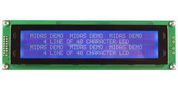 LCD MODULE, 40 X 4, COB, 4.89MM, BLU STN MC44005A6W-BNMLWS-V2