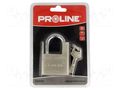 Padlock; shackle; Equipment: key x4; 50mm; gates,cabinets,sheds PROLINE PRE-24950