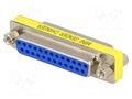 Adapter; D-Sub 25pin socket,both sides VCOM GCM-25F25F