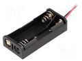 Holder; AAA,R3; Batt.no: 2; on panel; cables; 150mm KEYSTONE KEYS2469