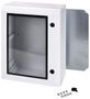 ENCLOSURE W/WINDOW, MULTIPURPOSE, GRY/PC ARCA 604021W