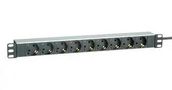 POWER OUTLET STRIP, 16A/250VAC, 9 OUTLET 19.07.1620