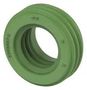 SINGLE WIRE SEAL, SILICONE RUBBER, GREEN 2399667-2
