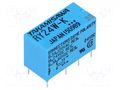 Relay: electromagnetic; DPDT; Ucoil: 24VDC; 1A; 0.5A/120VAC; RY FCL Components RY-24W-K