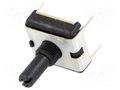 Potentiometer: shaft; single turn; 5kΩ; ±20%; 0.75W; linear; 6.35mm BOURNS PCW1J-B24-BAB502L