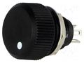 Potentiometer: shaft; single turn; 2.2kΩ; 1W; ±20%; linear; cermet VISHAY P16NP222MA