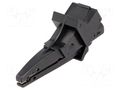 Crocodile clip; 20A; 1kVDC; black; Grip capac: max.25mm ELECTRO-PJP PJP5004/LM-IEC-N