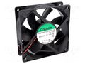 Fan: DC; axial; 24VDC; 120x120x38mm; 322.8m3/h; 54dBA; ball; 24AWG SUNON PMD2412PMB1A