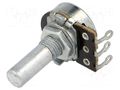 Potentiometer: shaft; single turn; 100kΩ; 100mW; ±20%; 6mm; mono TELPOD PR167-100K-A