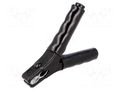 Crocodile clip; 36A; 70VDC; black; Grip capac: max.25mm SCHÜTZINGER PZA7524-SW