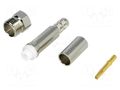 Connector: FME; plug; female; straight; crimped; for cable; 50Ω AMPHENOL RF FME6121B1ND3G150