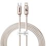 Kabel USB-C do iP Baseus Crystal Shine,  20W, 2m (różowy), Baseus CAJY001404