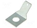 Terminal: flat; 4.8mm; 0.8mm; male; M3,5; screw; brass; tinned DEGSON ELECTRONICS K5-00AH