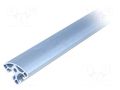 Connecting tubes; Width of the groove: 8mm; angular; W: 40mm; L: 1m KRAFTBERG K40LR90-I8/1M