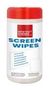 WIPES, ANTISTATIC, SCREEN, 100 PCS SCREEN WIPES, 100 WIPES