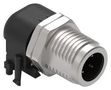 SENSOR CONN, M12, R/A, MALE, 4POS, PCB 643270100304