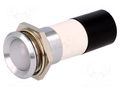 Indicator: LED; recessed; white; 230VDC; 230VAC; Ø22.2mm; IP67 SIGNAL-CONSTRUCT SSBD22689
