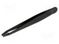Tweezers; non-magnetic,high rigidity; Tipwidth: 3.3mm; ESD IDEAL-TEK IDL-709.CF